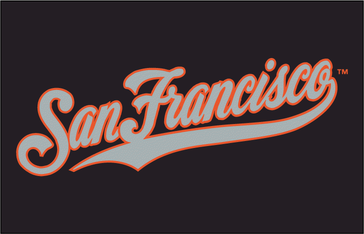 San Francisco Giants 1994-1999 Batting Practice Logo t shirts iron on transfers v2